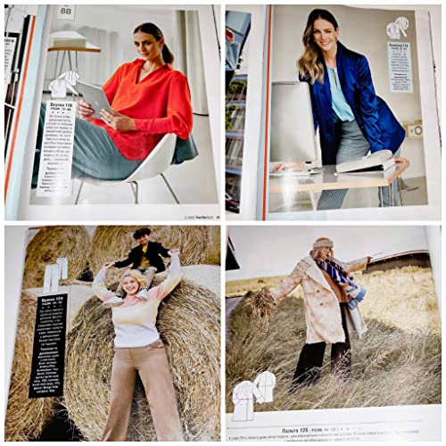 Vol.11/2022 Burda Style Magazine In Ukrainian Sewing Patterns Templates Ukraine Fashion Clothes Dress Blouse Coat Skirt Pants Women 34-44 Size Plus Xl 44-52 Boys 104-128 Журнал Бурда Українською #TOP7