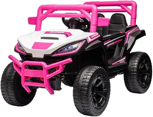 Tzou 12V7A x 1 30 W x 4 Niños Electric Ride On Cars con música luz frontal Power Display Cinturón de seguridad Amortiguador de cuatro ruedas Regalo