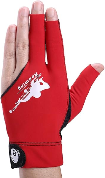 Gants de Billard Respirants à séchage Rapide, Gants de Billard pour tir, Queue de Billard, Convient pour Main Gauche ou Droite - 2