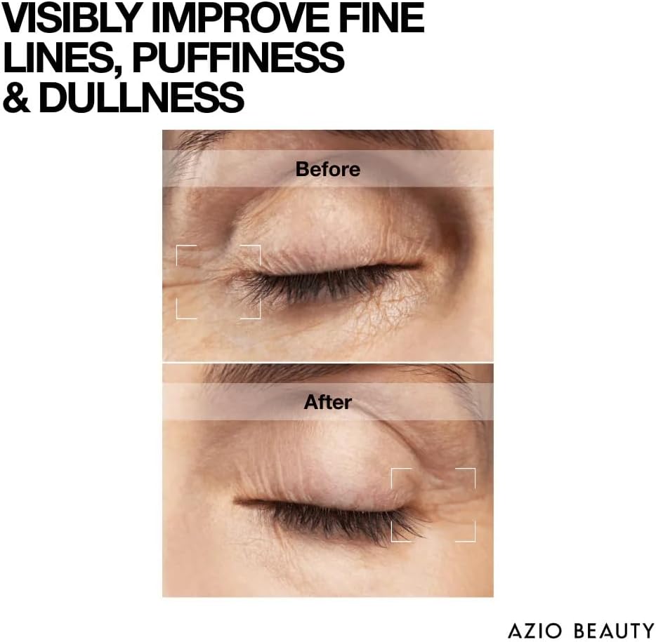 Azio Beauty Intense Lifting Eye Serum 15ml – Anti-Aging Reduces Puffiness, Eye Bags & Dark Circles – Visibly Younger Eye – Improve Appearance of Fine Lines & Wrinkles – Alpha Complex 10% & HA7 Complex