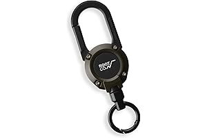Rootco Gravity Magreel Retractable Badge Holder, Carabiner Clip & iPhone Case
