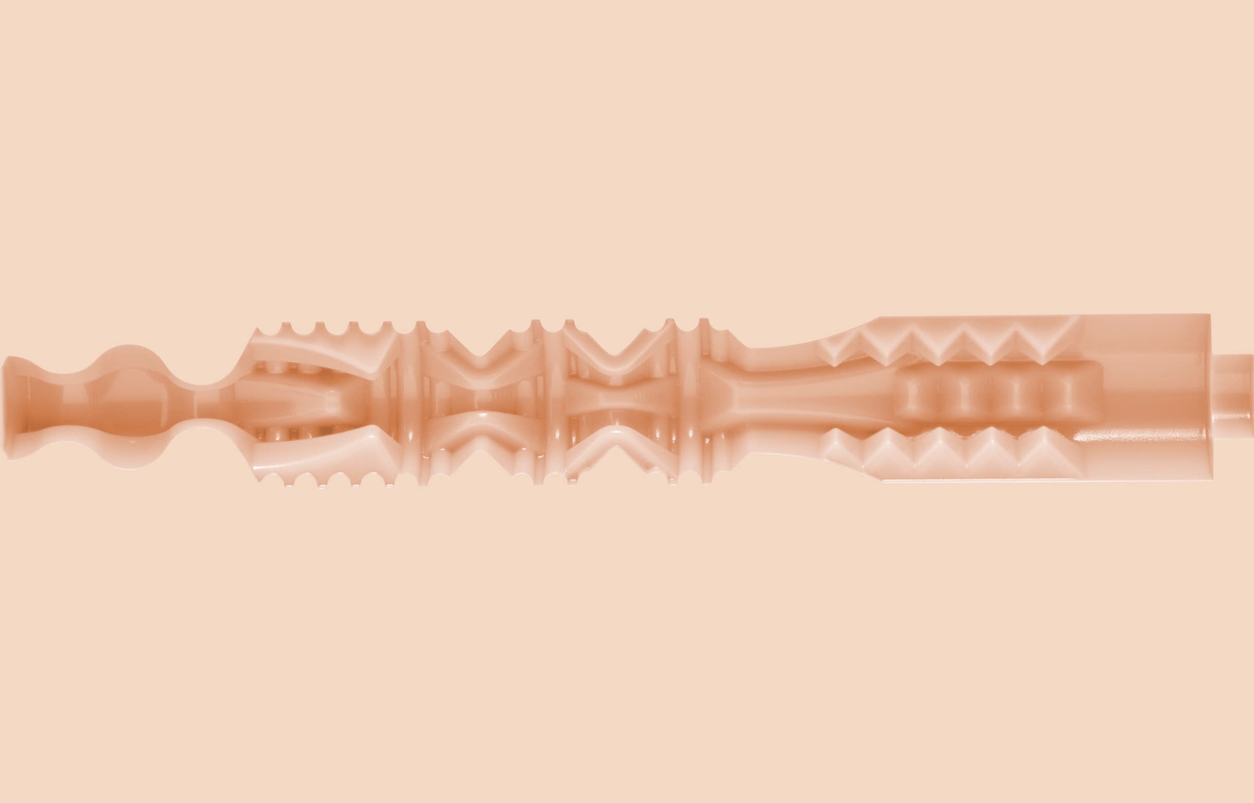 FLESHLIGHT Ella Hughes Candy Texture Discrete Maturbator, Made Of Realistic Superskin Material - 800 Gr