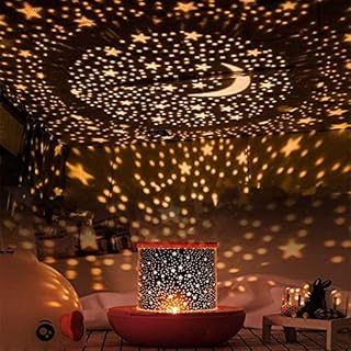 WINICE Star Projector Night Light for Kids with Timer, Rotating and Remote Control, Bedroom Projector Lamp for Baby Children Adults - 6 Sets of Film (Pink) (Pink)