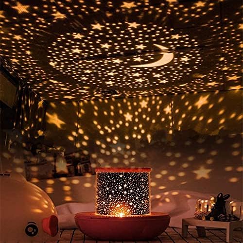 WINICE Star Projector Night Light for Kids with Timer, Rotating and Remote Control, Bedroom Projector Lamp for Baby Children Adults - 6 Sets of Film (Pink) (Pink)