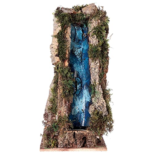  Holyart Ponte presepe, ruscelli, staccionate: Cascata grande per presepe 50x20x30 cm