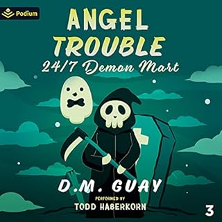 Angel Trouble Audiolibro Por D.M. Guay arte de portada