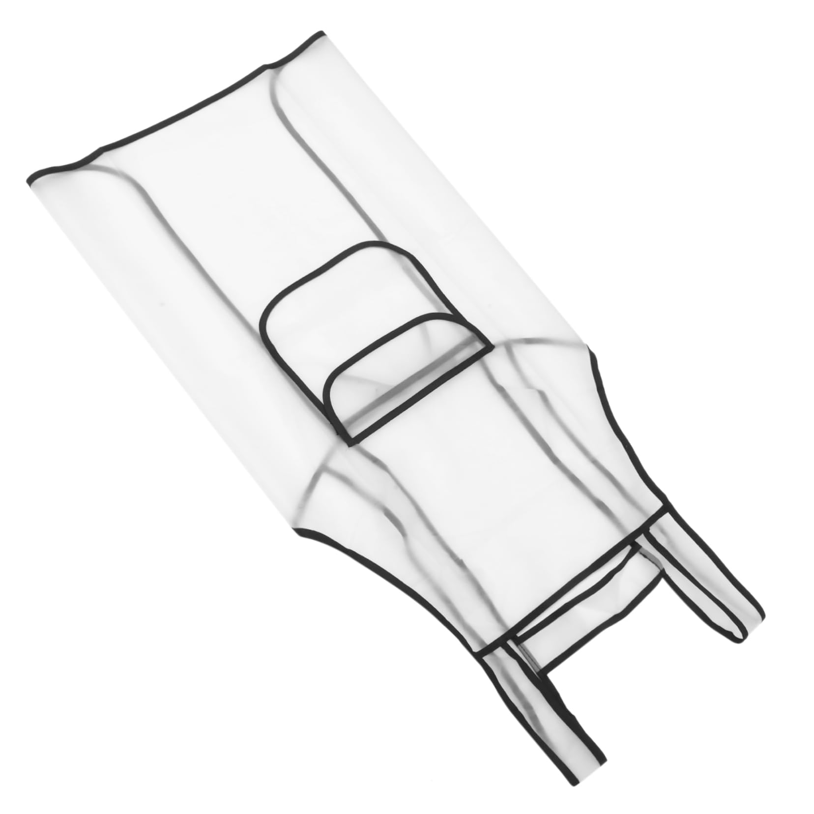 STOBAZA Oil-proof Transparent Apron Bbq Apron Adjustable Apron Art Apron Painters Apron Kitchen Aprons Work Apron Clear Apron Grooming Apron Kitchen Bib for Baking Chef Apron White Tpu