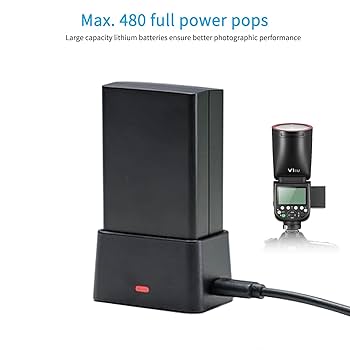 V1 cフラッシュユニット canon Godox Flash V1-C versão EUA para Canon, V1- Flash Speedlight