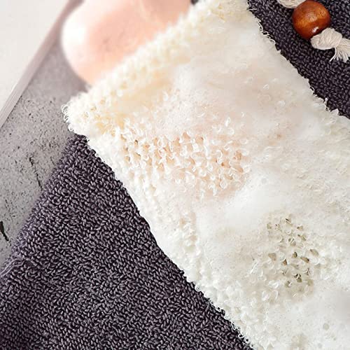 Bolsa de jabon abundante espuma para masaje exfoliante corporal de ducha 6