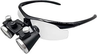 Surgical Medical Binocular Loupes, 2.5X/3.5X Head-Mounted LED Light Dental Magnifying Glass, Used in Orthopedics, Microsurgery, Surgery, Oral Surgery