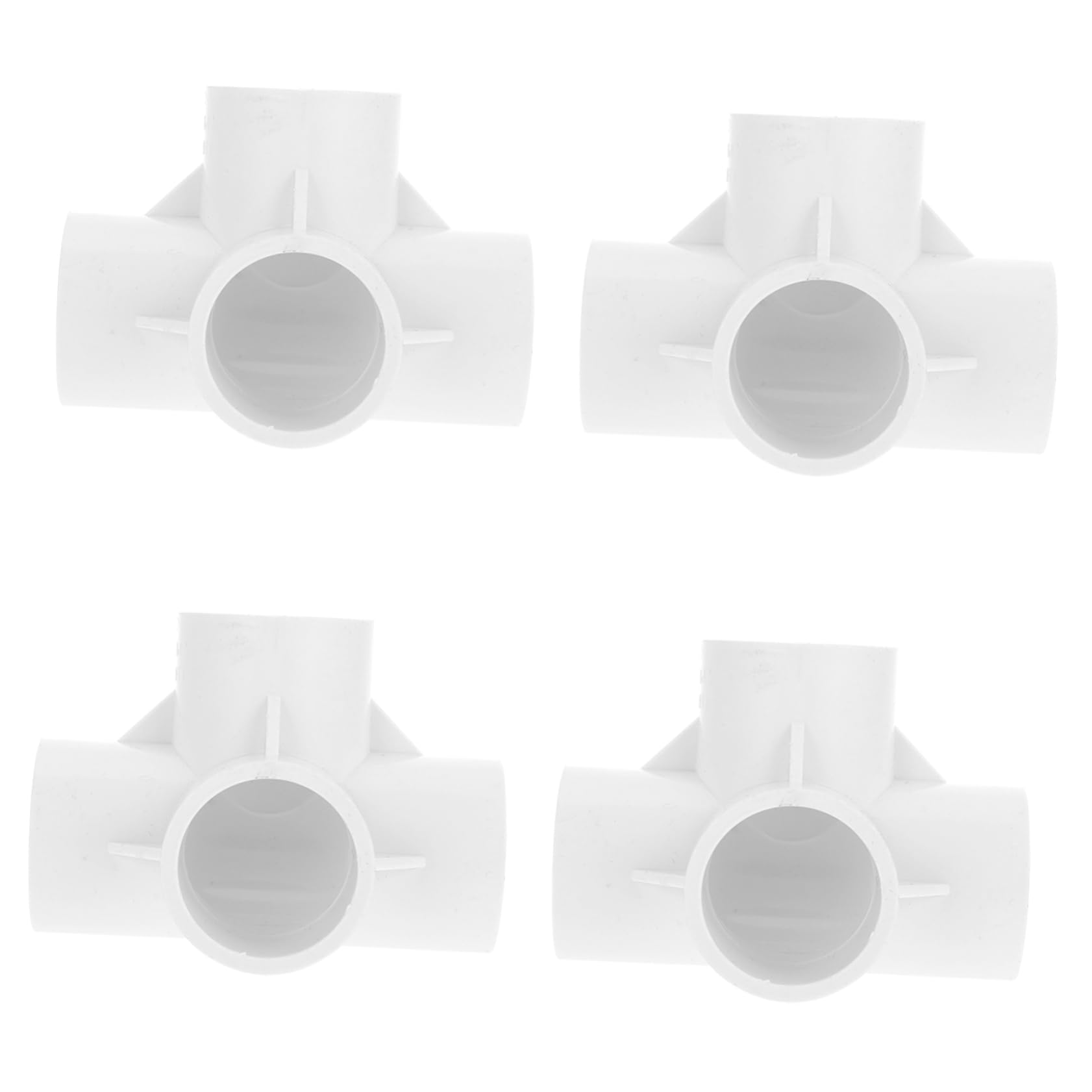 Hemoton 8pcs PVC Elbow Fitting 90-Degree Water Pipe Connector for PVC Structures