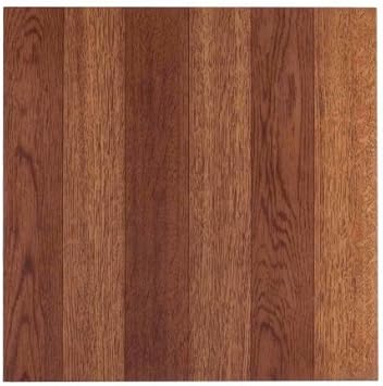 Nexus 12x12 Self Adhesive Vinyl Floor Tile 20 Tiles 20 Sq Ft Medium Oak Plank Look Amazon Com