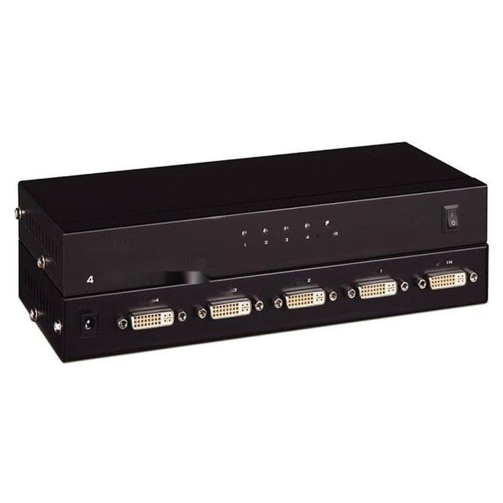 Divisor DVI de 4 puertos para pantallas UXGA en salas 7