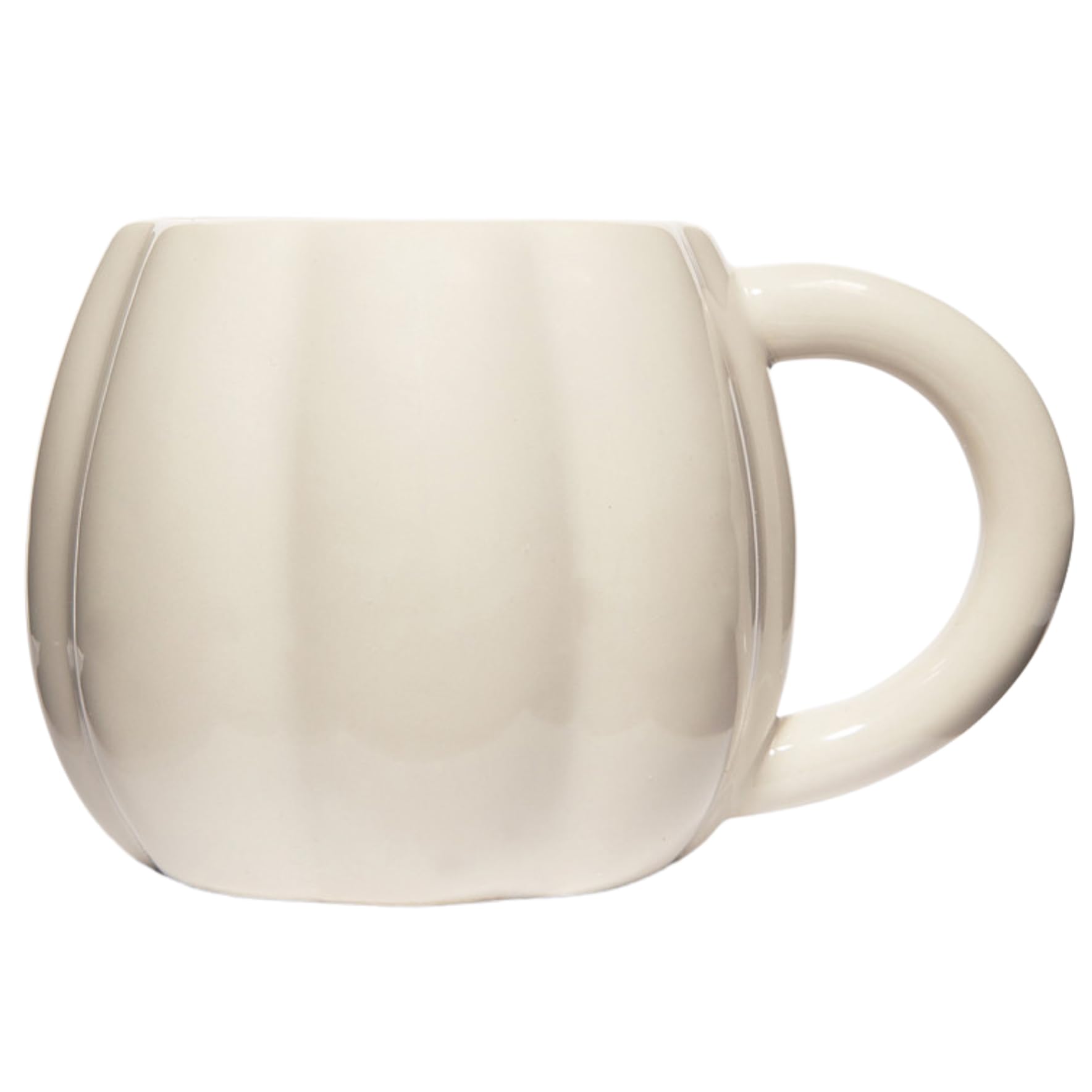 Sweet Water Decor Cream Pumpkin Coffee Mug - 19 oz Halloween Mug Dishwasher & Microwave Safe - Halloween Coffee Mug for Soothing Tea & Pumpkin Spice Latte - Ceramic Cream Fall Mug