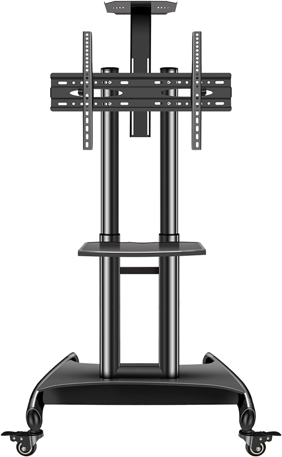 OLSKFUH Rolling Tv Stand, Mobile Tv Cart, Mobile Tv Stand, Floor-Standing Mobile Tv Stand Monitor Cart Mobile With Wheels,