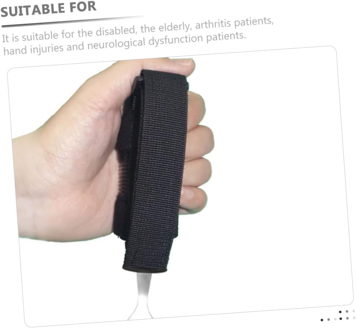 Elderly Adaptive Fork Set Comfortable Grip Non-Skid Forks for Disabled Individuals Tremble Proof Cutlery for Indoor Use Portable and Easy to Handle