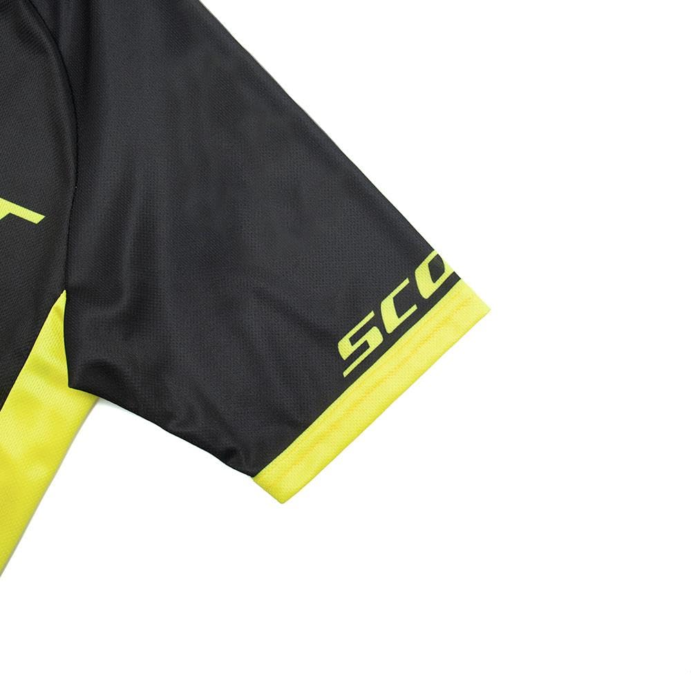 Moxilyn Maglia da Ciclismo da Uomo, Colore Nero, in Poliestere