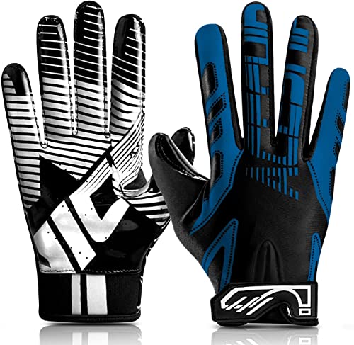 Rid Chen Football Gloves 2.0 Adult Football Receiver Gloves,Tacky Grip Skin Tight Adult Football Gloves And Enhanced Performance Football Gloves For Adult And Kids #TOP8