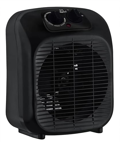 Miniatura 3 de Calefactor De Aire Portátil, Termostato, 2 Velocidades, 2400w, Negro Sytech