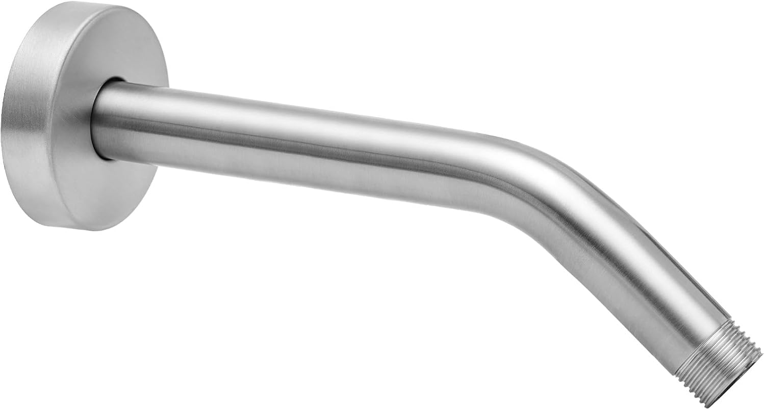 Shower Arm with Flange and Teflon Tape,304 Stainless Steel Shower Head