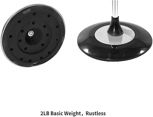 Miniatura 7 de Soporte para secadora de pelo, soporte superior acrílico estilo retorcido, aparatos de peinado con bandeja, dos soportes en espiral y base pesada