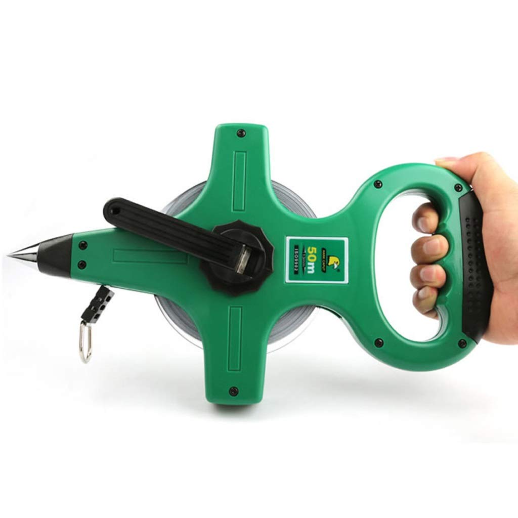 30M/50M Tape Measure Ruler Stainless Steel Measuring Metric Retractable for Construction Worker Tools