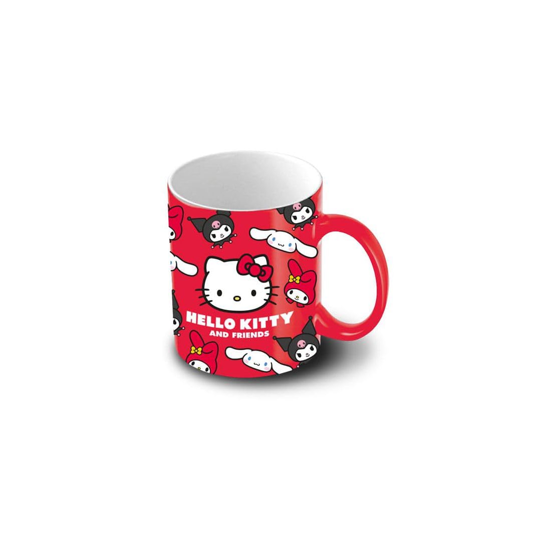 Hello Kitty Red Faces-Mug, Red