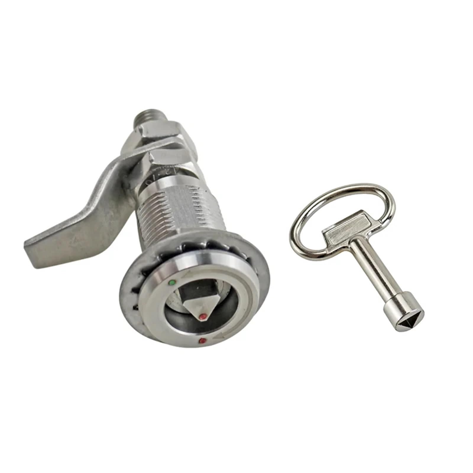Serrure cylindrique armoire boîte en fer inox 304 triangulaire à hauteur réglable 1pc