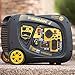 Firman W03083 3300/3000 Watt Remote Start Gas Portable Generator cETL and CARB Certified, Black