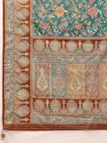 AKHILAM kanjivaram silk saree in soft silk – image 7