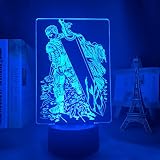 COTCLO Anime Led Light BER-serk Gu-ts Figure for Bedroom Decorative Night Light Birthday Gift Kids R