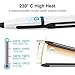 Planchas del Pelo Profesional Plancha Pelo Viaje 2 en 1, Cerámica, 8...