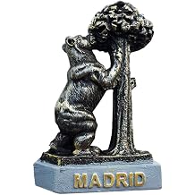 Madrid Spain 3D Bear Strawberry Tree Fridge Magnet Souvenir Gift,Resin Handmade Madrid Refrigerator Magnet Home & Kitchen Decoration Collection