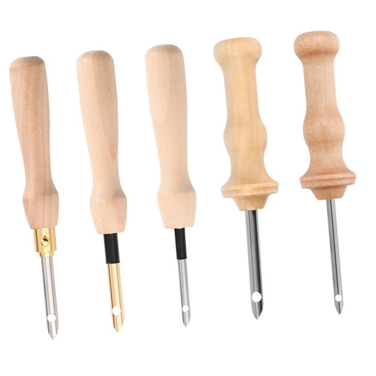 NUOBESTY 15 Pièces Épinglette à broderie fournitures d'aiguilles à poinçonner aiguilles de bricolage aiguille de poinçon Aiguilles à coudre aiguille à broder kit d'aiguilles à poinçonner