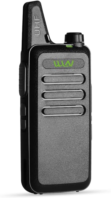 Angled front view of WLN KD-C1 walkie talkie