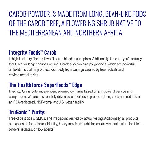 image for HealthForce SuperFoods Integrity Foods Carob - 160 Grams - High in Die