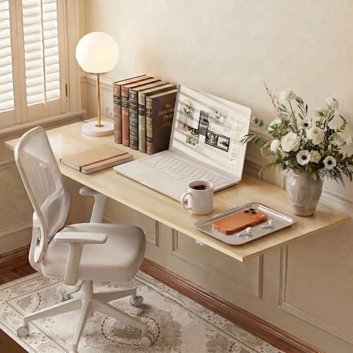 GOYLSER Wall Mounted Folding Kitchen Table Desk for Small Spaces ...