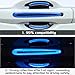 CllyCnny Car Door Handle Protector - 8Pack Universal Carbon Fiber Scratch Proof Guard - ReflectiveDoors Door Handle Bowl Sticker Universal for Most Car Handles
