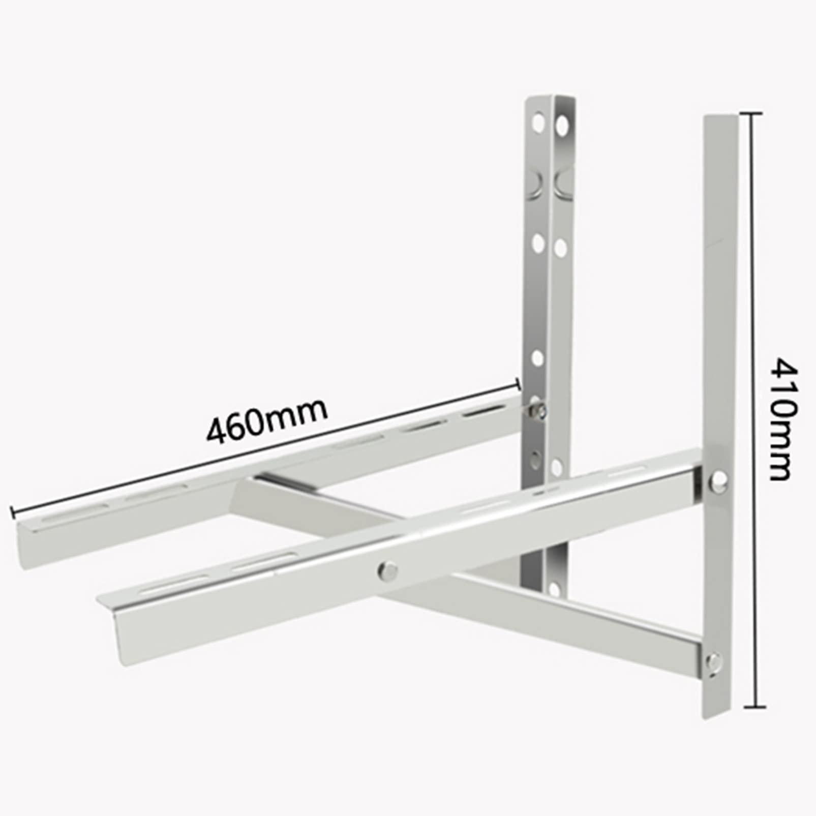 Soporte de Soporte Universal para Aire Acondicionado, Soporte de Montaje de Acero Inoxidable para Sistemas de Bomba de Calor de Aire Acondicionado Mini Split de Condensador