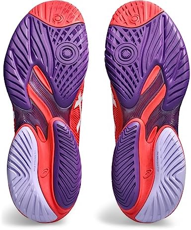 ASICS Men's Court FlyteFoam 3 Novak Tennis Shoes, 10, Classic RED/White | Image 6