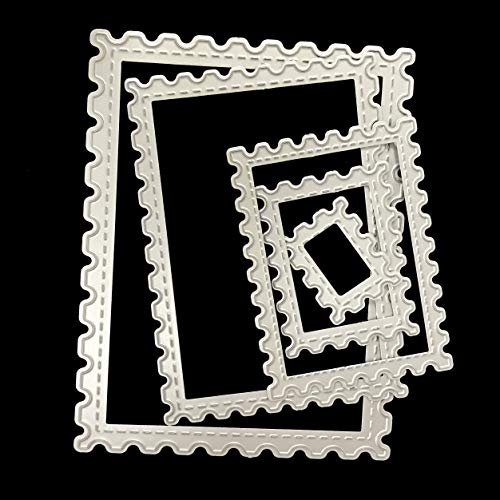 Metal Cutting Dies Shape Embossing Stencil for Scrapbooking, Card Making, Invitation Card, Birthday Card, DIY Craft (Lace Rectangle) - Thumbnail 5