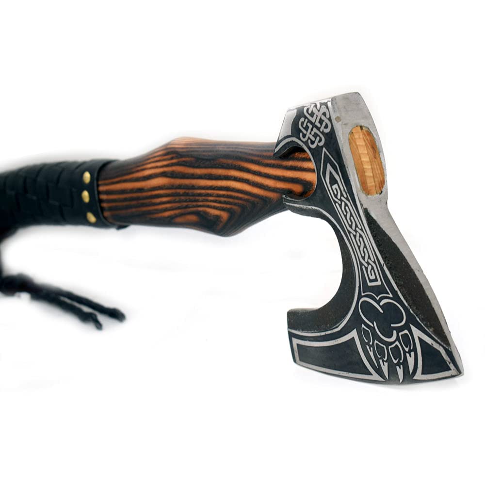Handmade Steel Tomahawk Axe Throwing Viking Hunting Axe - Inspire Uplift