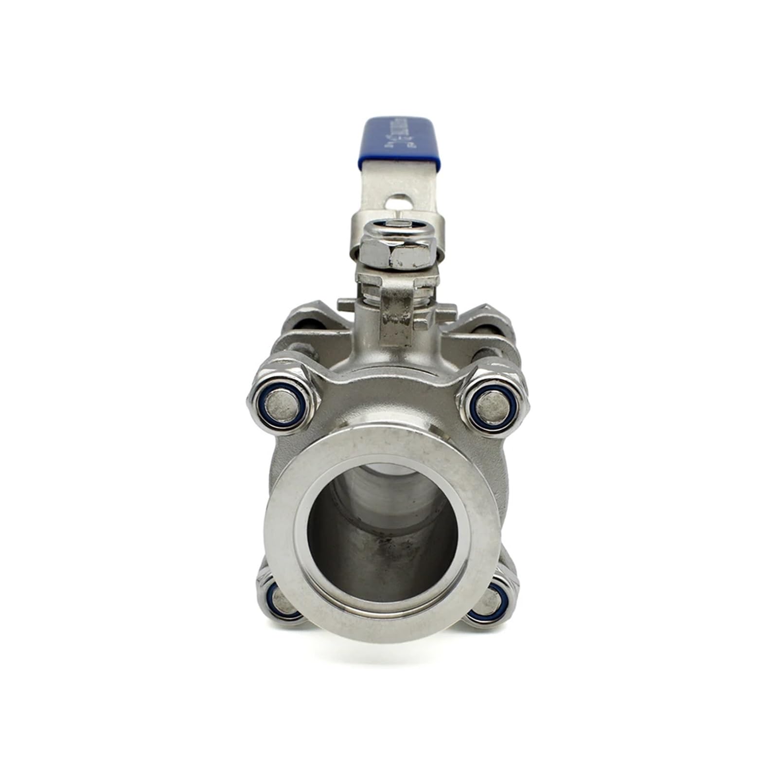 MIUYTRN Brida de instalación rápida de válvula de bola de alto vacío Manual de tres piezas de acero inoxidable KF16 KF25 KF40 KF50 SUS304 cuicui(KF40)
