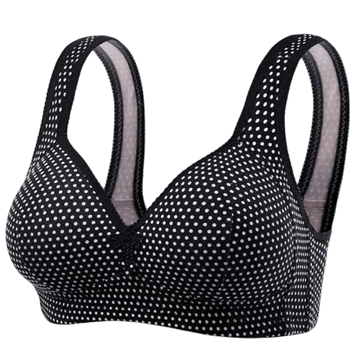 HongXINGDd Sujetador de Dormir Suave sin Costuras para Mujer sin Anillo de Acero Black 105C
