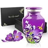 Handcrafted Hummingbird Cremation Urn for Adults Large Burial Urn for Human Ashes Suitable for Adult