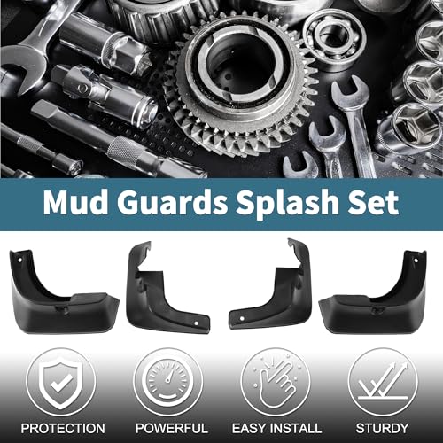 Image of Mud Flaps Splash Guards for Toyota Avalon 2007-2012 Sedan Front & Rear Mud Guards W /Mount Accessories