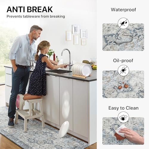 image for GENIMO Kitchen Mats for Floor 2PCs, Washable Anti Fatigue Mat for Cush