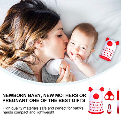 Toyvian Kit de Unhas de BebÃª Cortador de Unhas Lixa de Urso Em Forma de Urso Presentes de ChÃ¡ de B