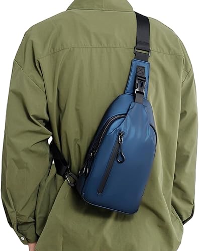 Miniatura 8 de NEWSEE Mochila para portátil resistente al agua, mochila para laptop de negocios con puerto de carga USB, Azul, Mochila de negocios diarios