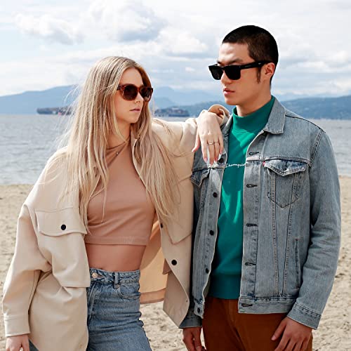 Rokit Eye Q Smart Glasses Polarized Lenses, Open Ear Bluetooth Sunglasses, Built-In Mic & Speakers, Voice Assistant Compatible, Ipx4 Sweatproof For Outdoor Sports, Men & Women Audio Sunglasses #TOP5